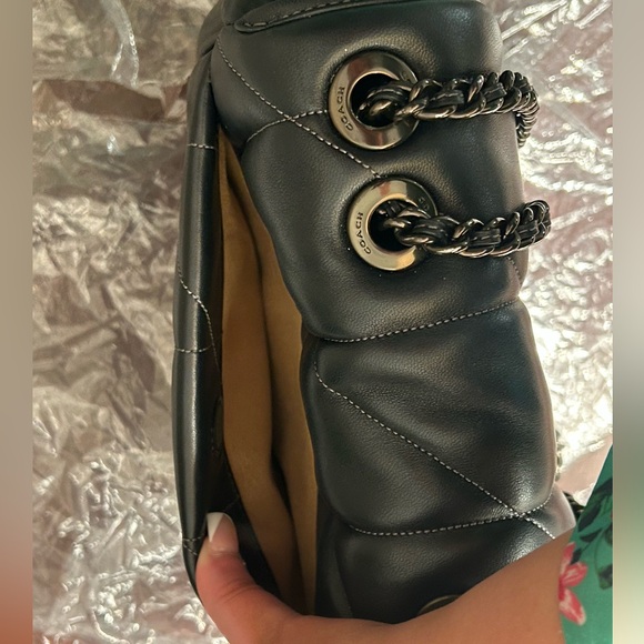 Coach Black Quilted Pillow Madison 26 - Picture 8 of 14